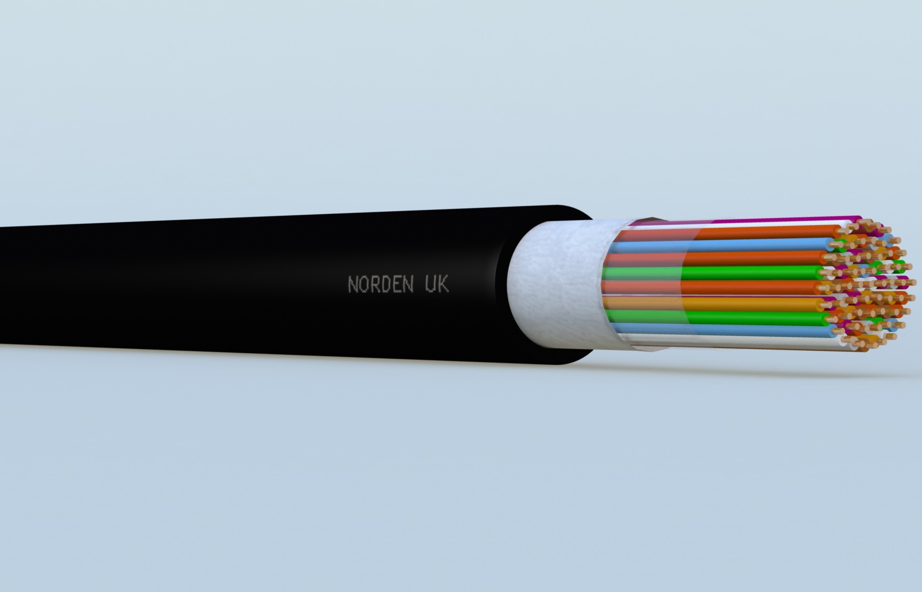 Outdoor Telephone Cable CW 1128 PE Insulation / Jelly Filled / Unscreened